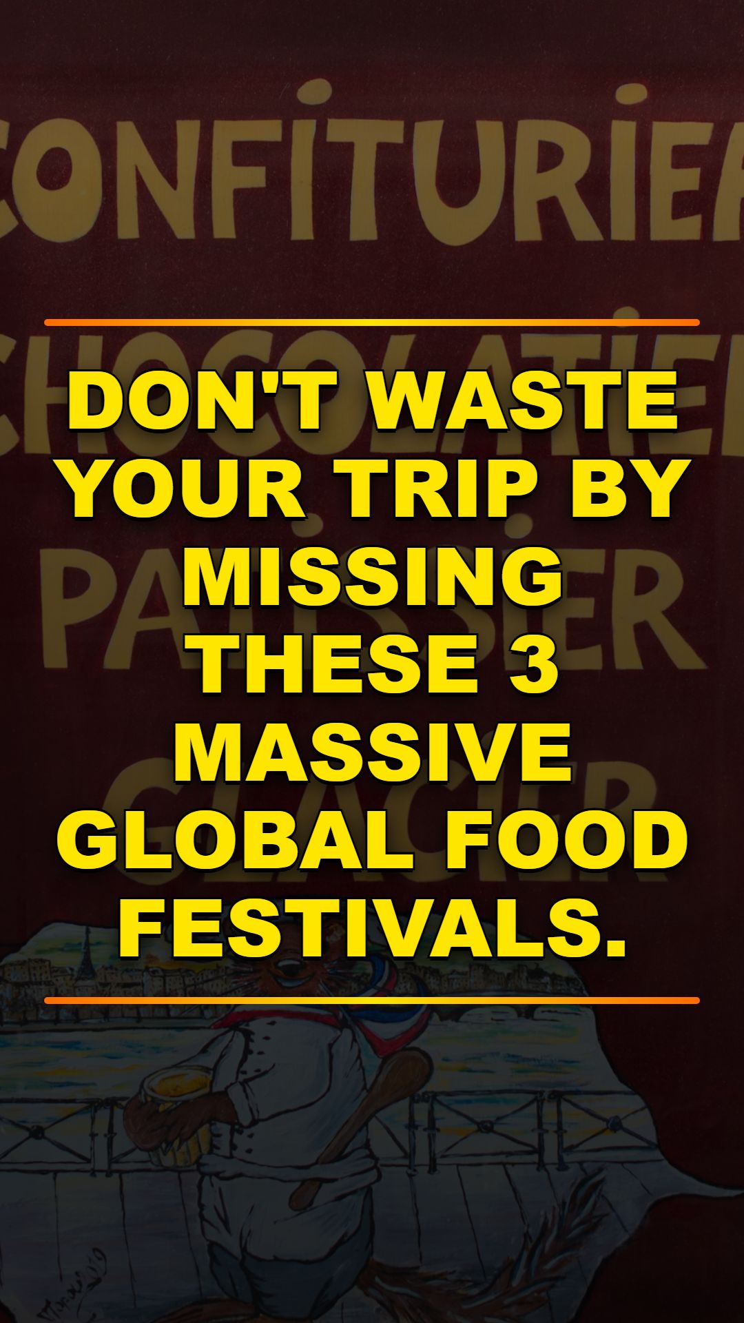 3 Food Festivals You Can't Miss