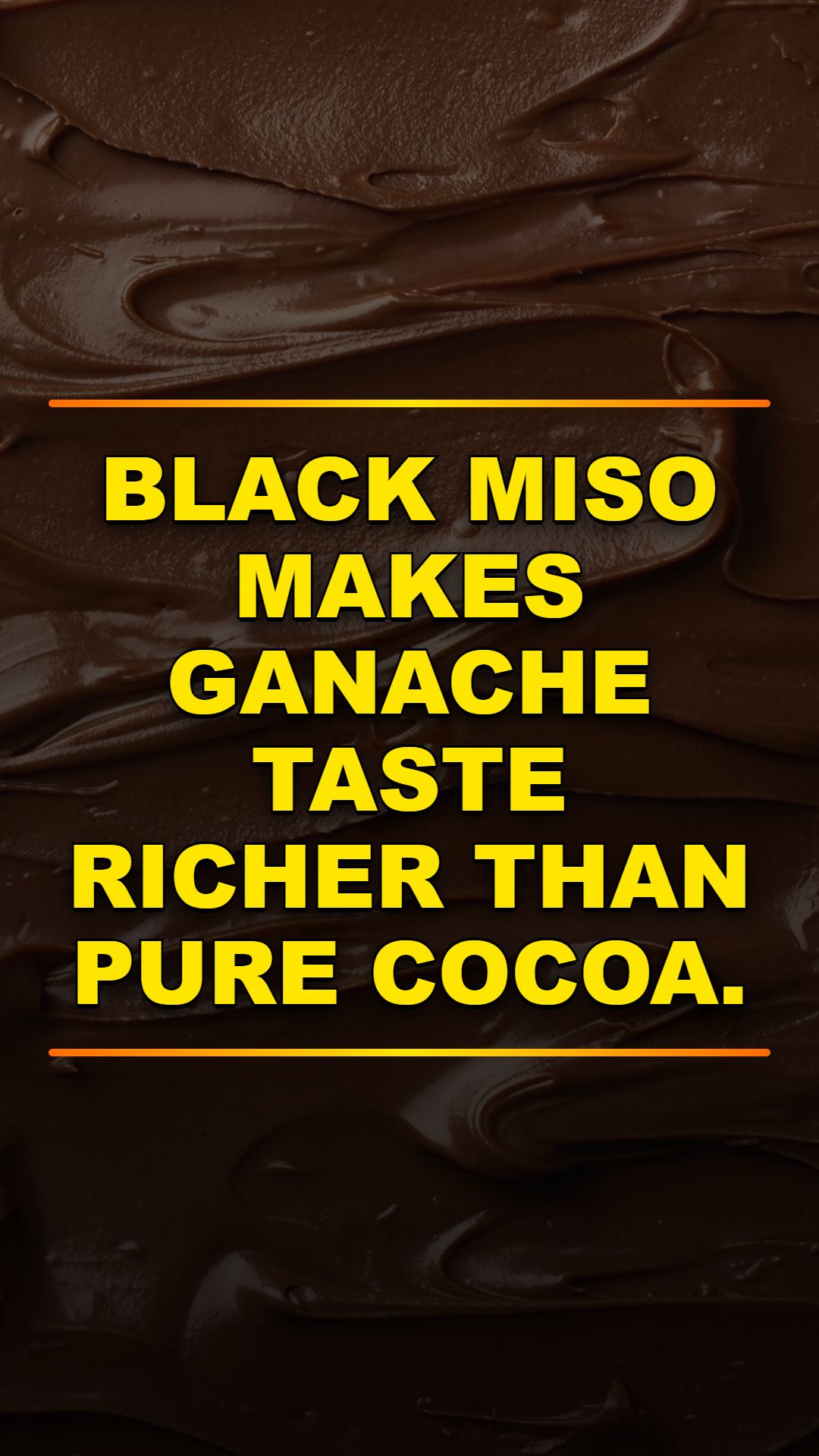 Black Miso Ganache: Rich Umami Chocolate