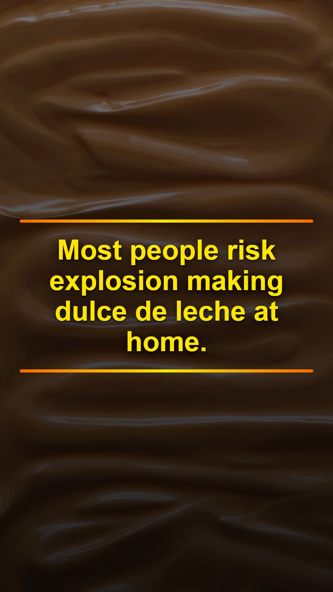 Safe Dulce de Leche: No Explosions Required