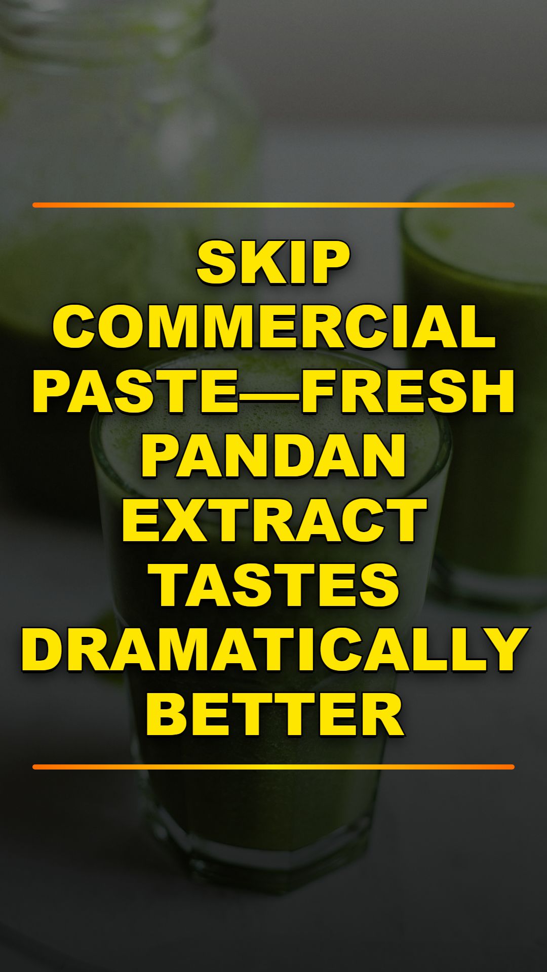 Fresh Pandan Extract Beats Paste