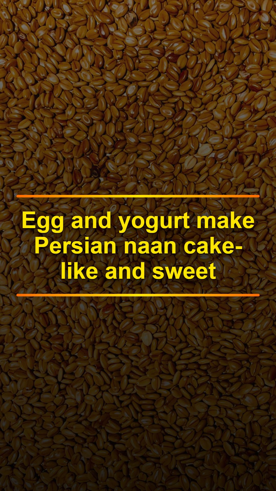 Golden Persian Naan Sesame Bread: Crispy & Cake-Like