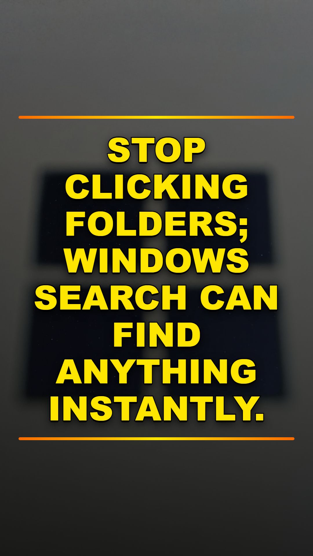 Master Windows Search Like a Pro