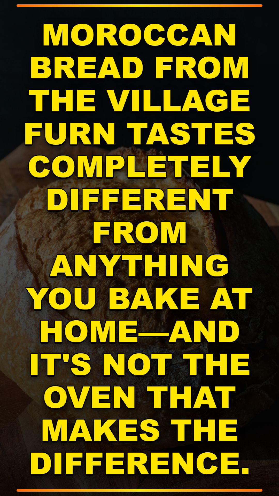 Moroccan Bread: Why Village Ovens Taste Different
