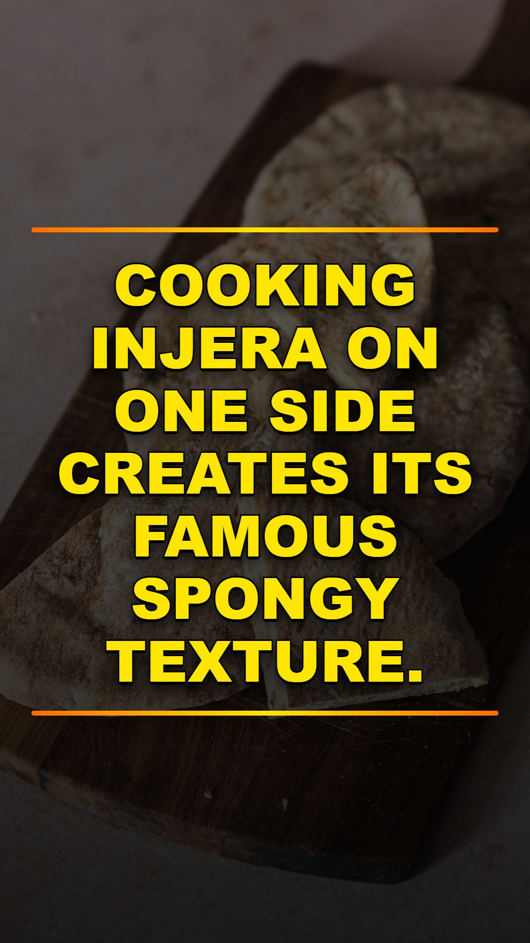 Why One-Side Cooking Makes Spongy Injera