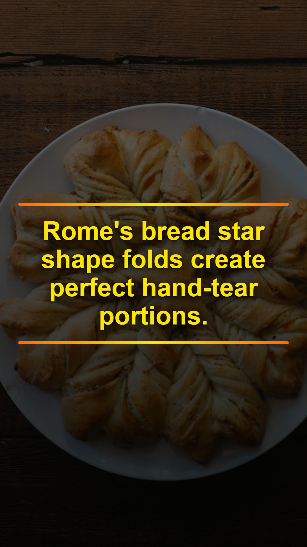 Rome's Star Bread: Perfect Hand-Tear Portions