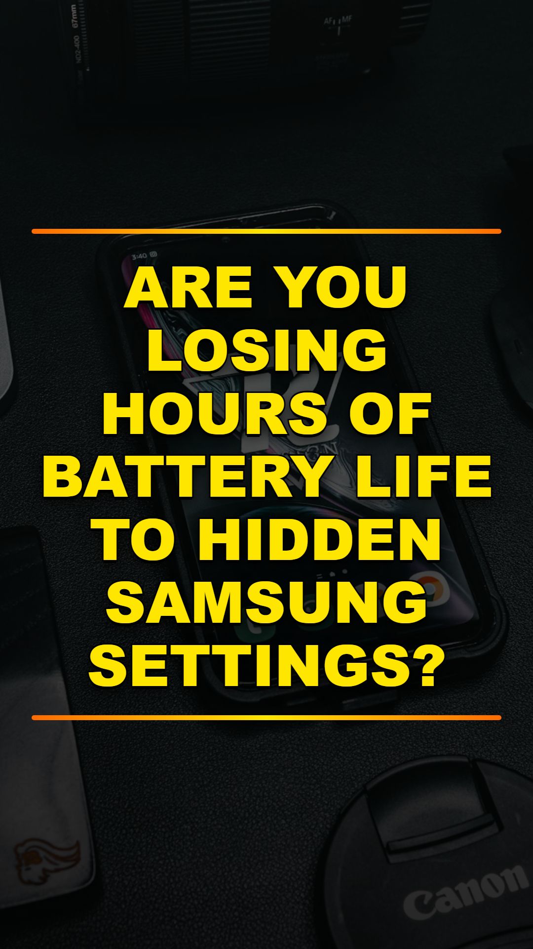Stop Draining Your Samsung Battery Now