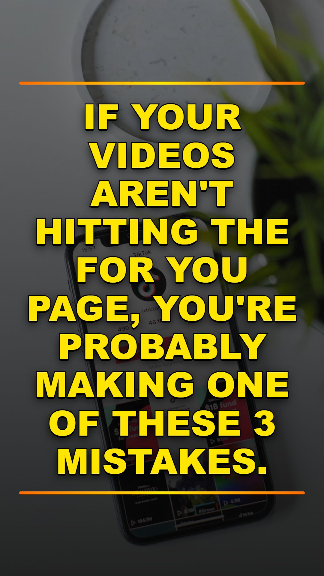 Stop Fighting The TikTok Algorithm