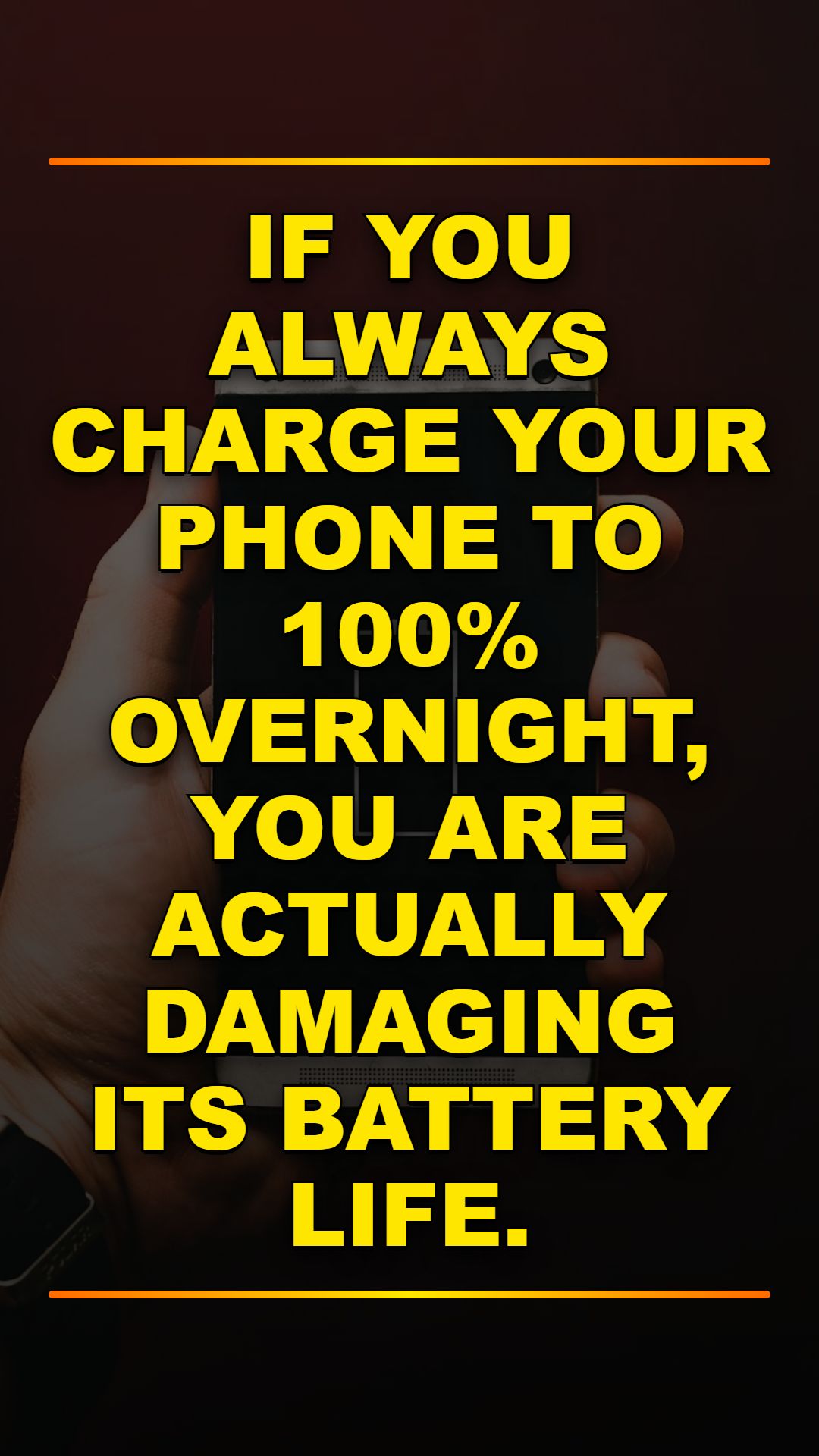 Stop Killing Your Phone Battery Now