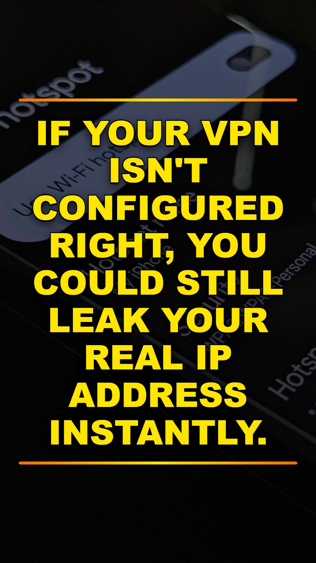 Stop Leaking Your Real IP Address