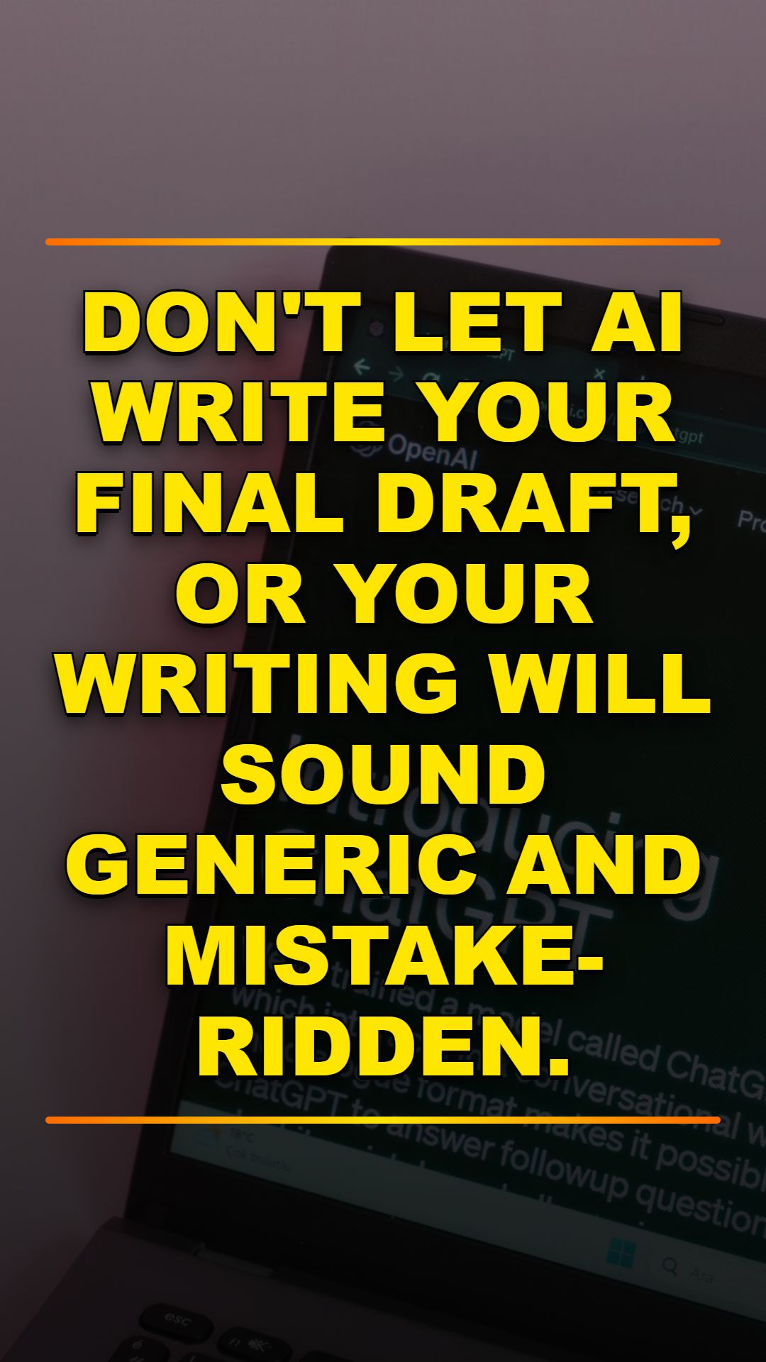 Stop Letting AI Write Your Words