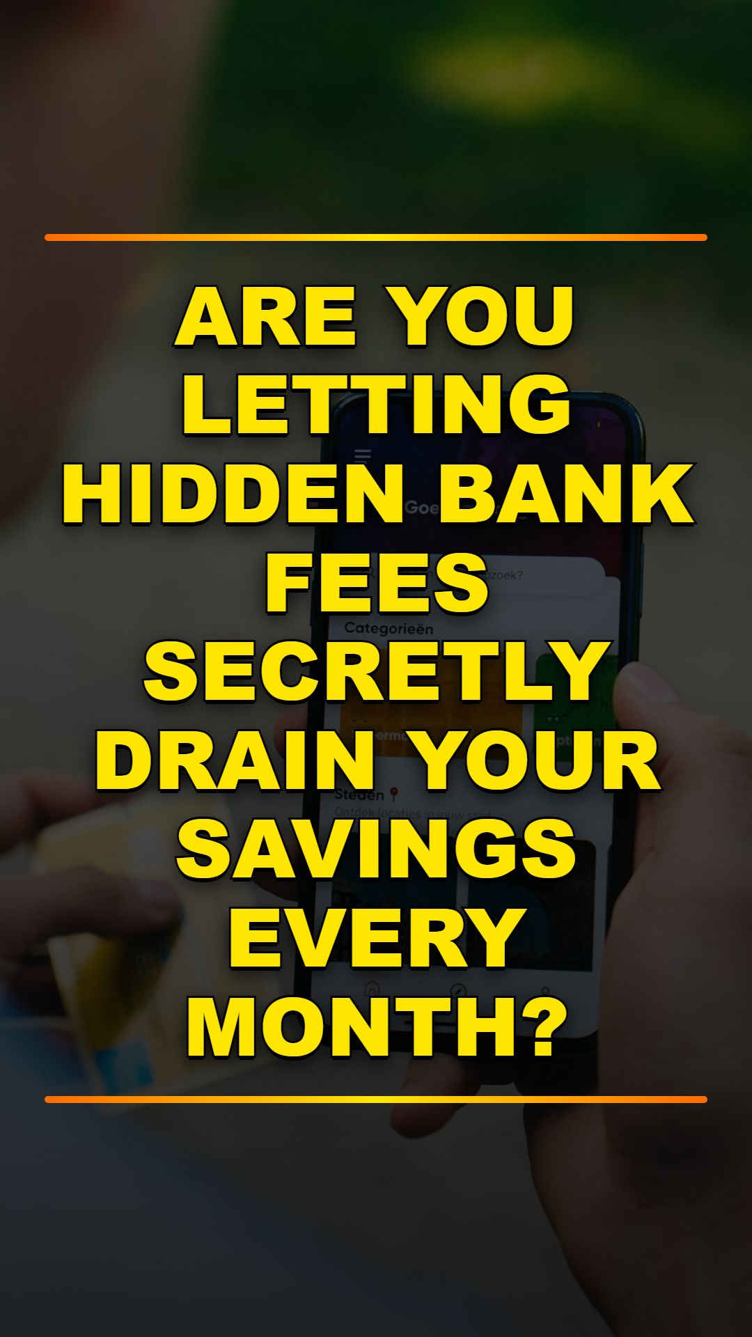 Stop Losing Money on Bank Fees