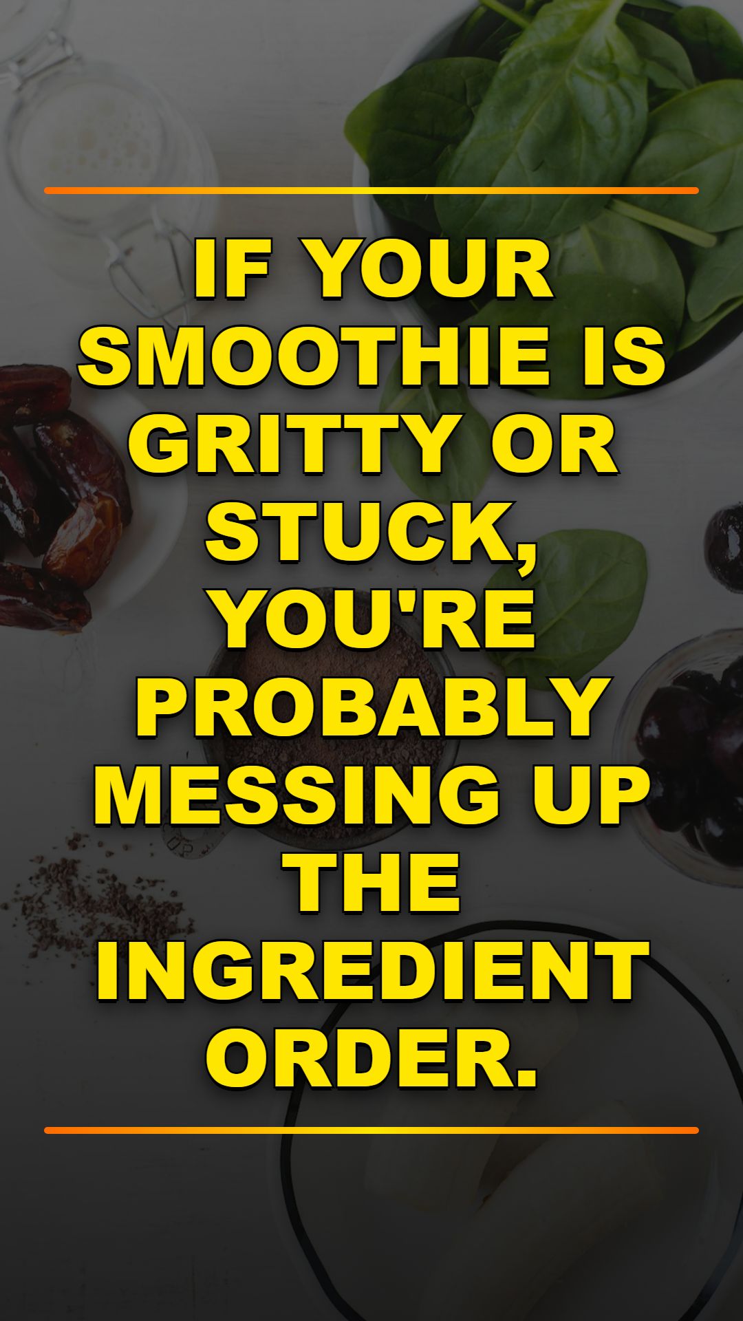 How to Stop Making Gritty Smoothies