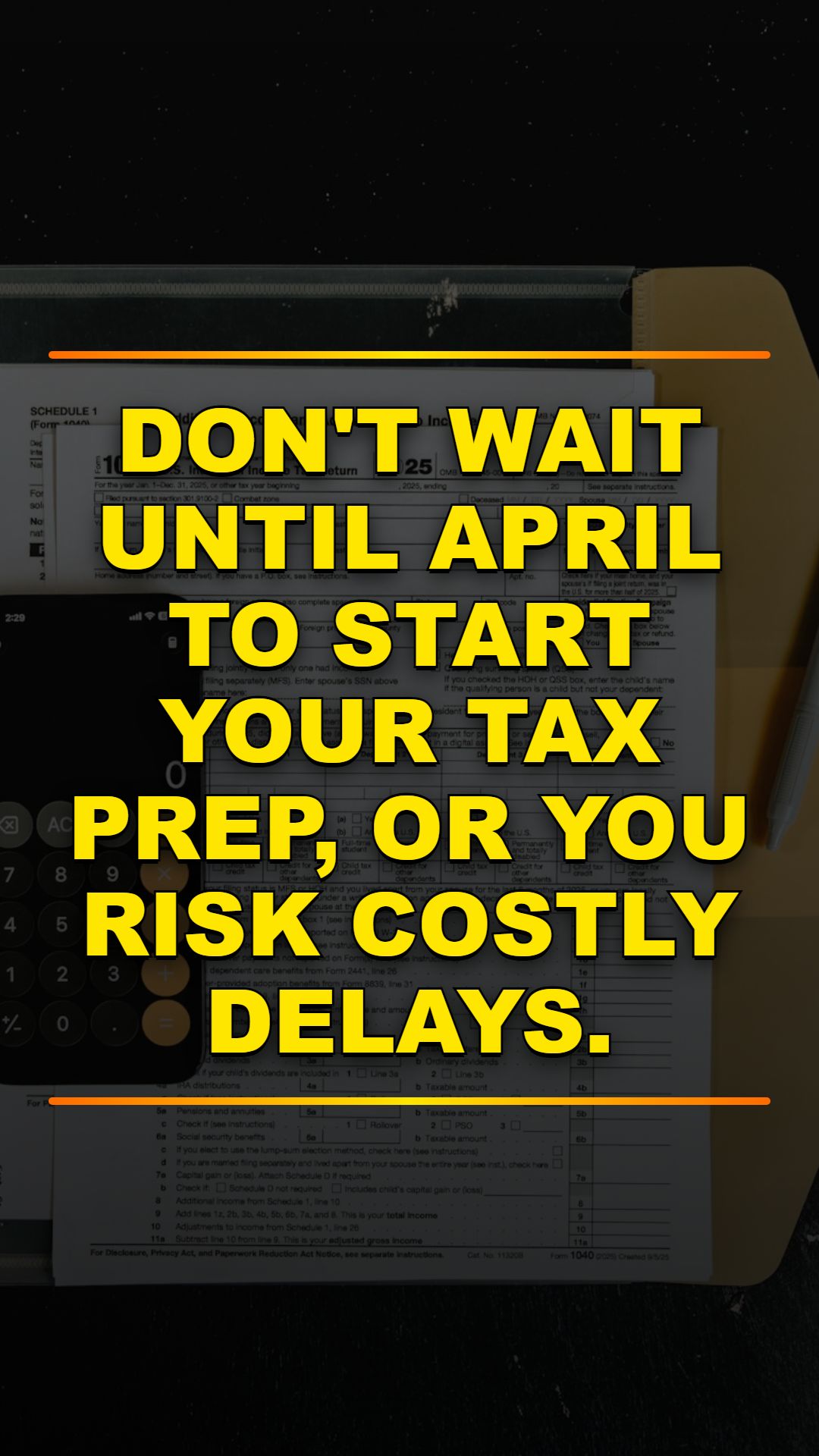 Stop Tax Stress: 3 Steps Now