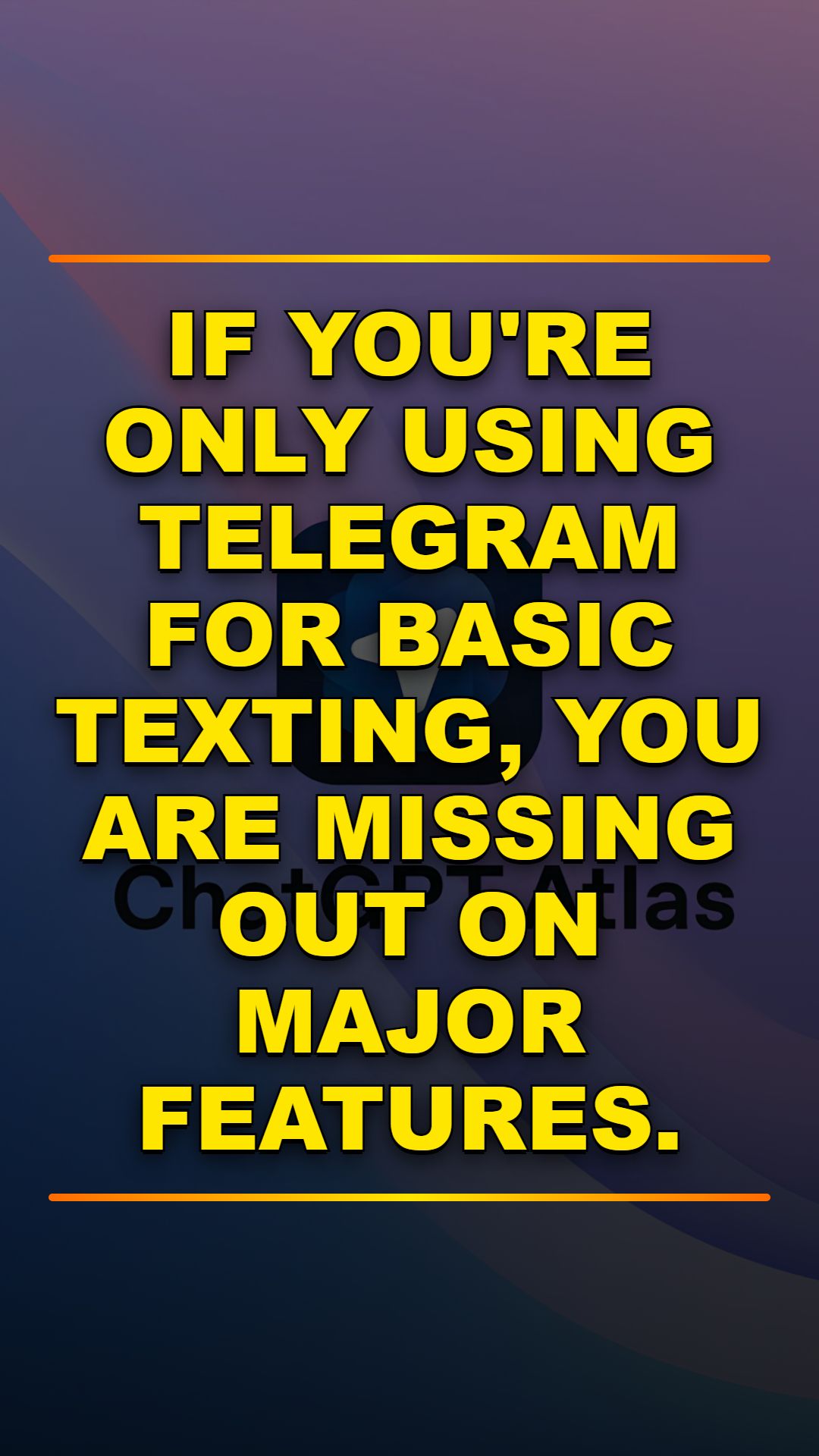 Stop Using Telegram Like a Basic Text App