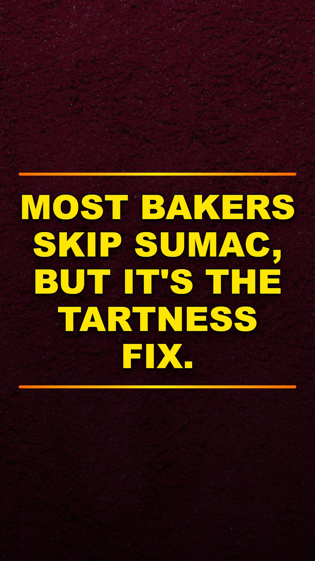 Sumac for Baking: Tartness Without Liquid