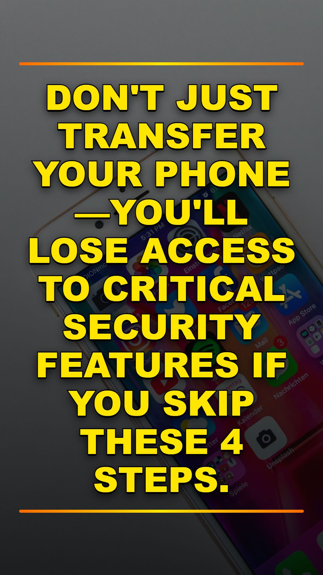 Switch Phones Securely: 4 Critical Steps