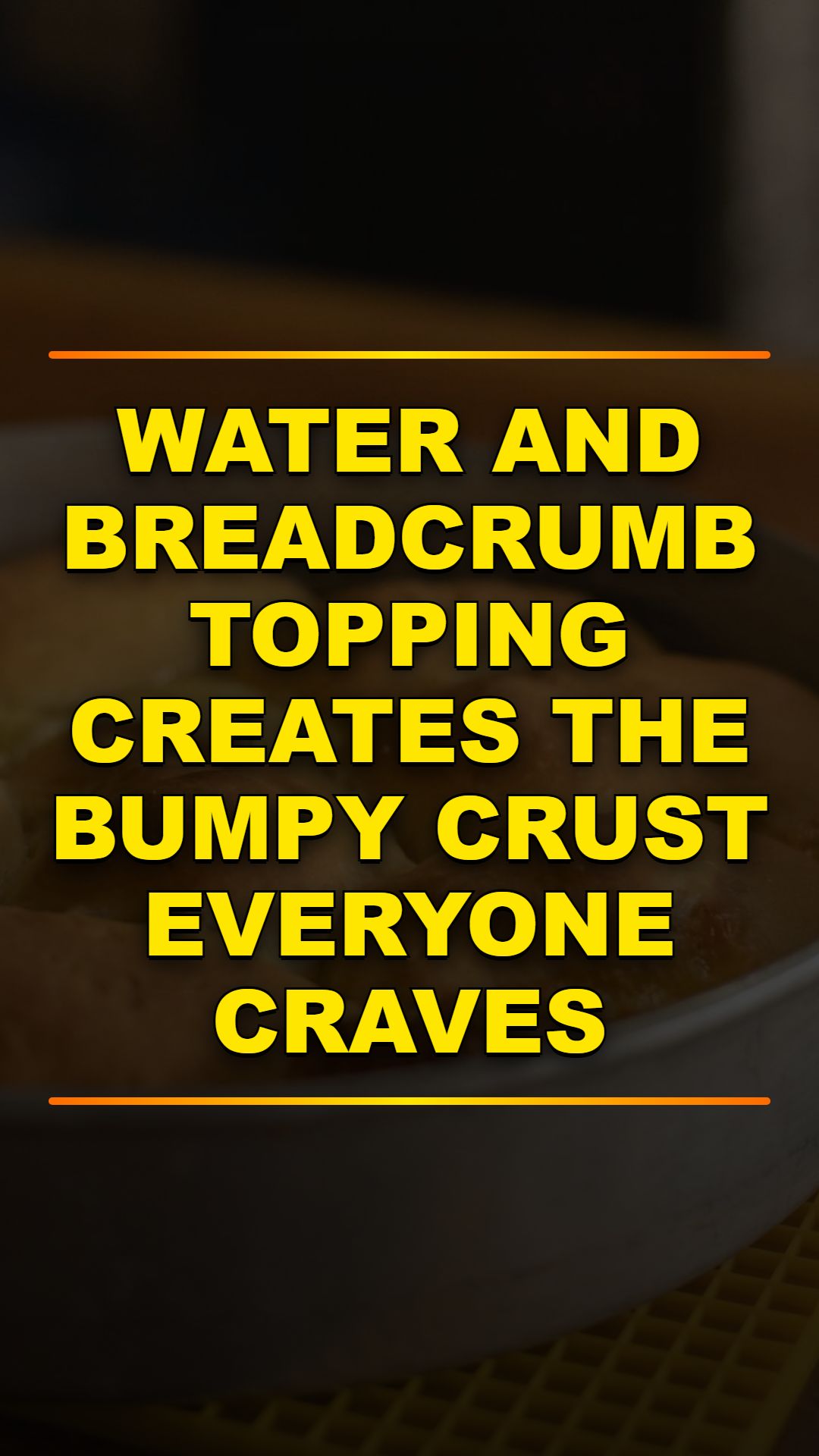 The Bumpy Crust Secret Revealed