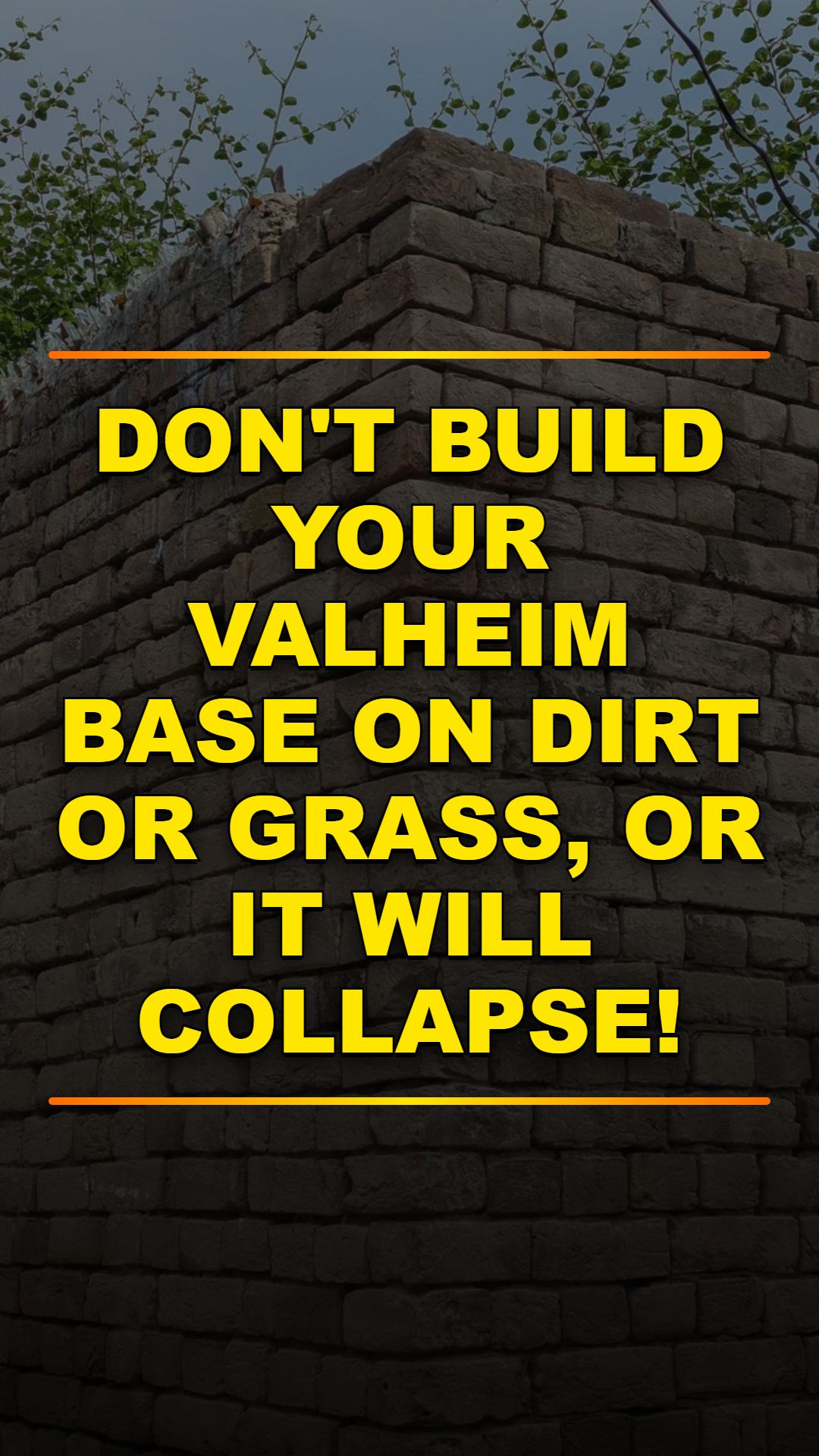 Valheim Base Building: The Secret to Stable Bases