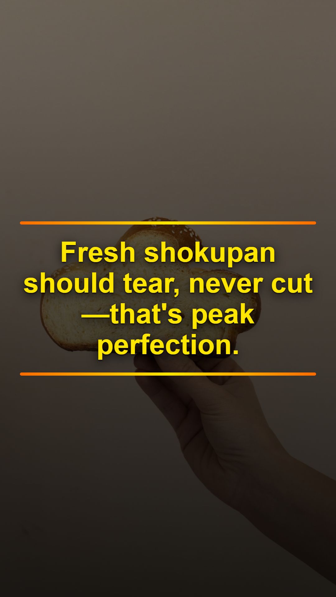 Why Your Shokupan Should Tear, Not Cut